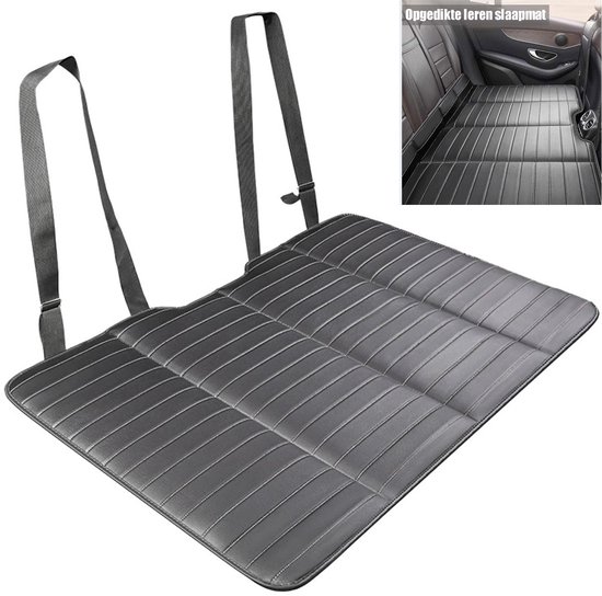 Auto matras-Niet-opblaasbare matras voor in de auto-Matras achterbank -Opvouwbare-Draagbare SUV matras voor Comfortabel Reizen en Kamperen-135*80cm（Zwart） van Merkloos