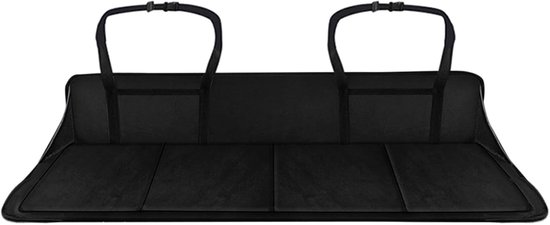 Auto Matras Verlenging - Inklapbare Slaapmat - Reizen en Kamperen - Niet-opblaasbaar Comfort - 42x128cm - Zwart