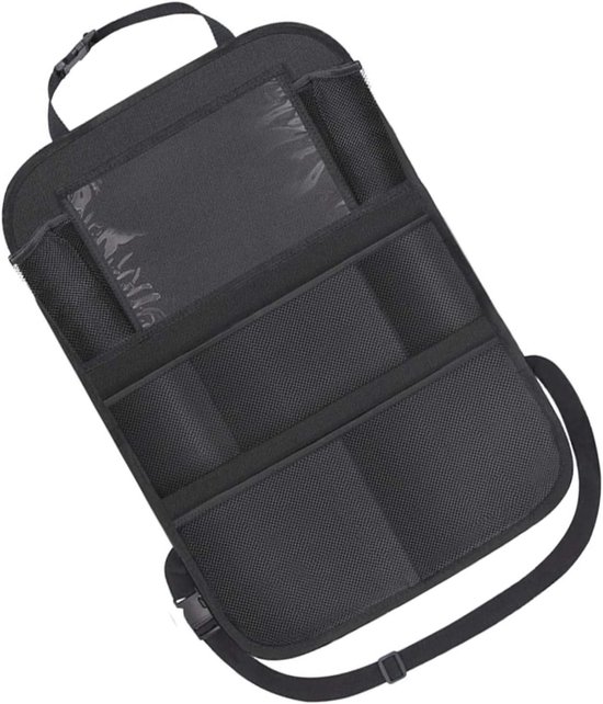 Auto Opbergtas Kinderstoel - Organizer Achterbank - Auto Organiseren - Inklapbaar Design - 61x41 cm - Zwart
