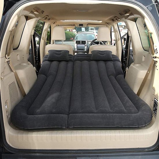 Auto Opblaasbaar Matras - Slaapmat Reis - Comfortabel Reizen - Zelfopblazend - Normale Maat - Zwart