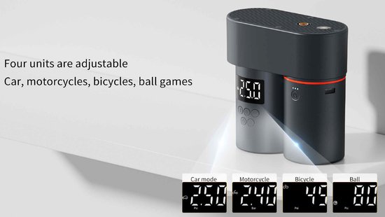 Auto powerbank - Auto stofzuiger - Campers - Comperaccessoires - Auto wassen - Autowasstraat - Auto-voedingsinterface - Bandenpomp - Autowasstraat - Auto power bank - Alles in één koffer - Auto stofzuiger van Merkloos