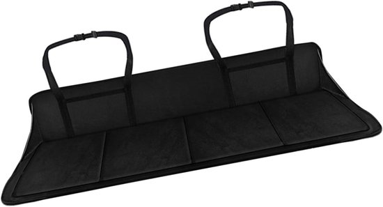 Auto Slaapmatras - Reis Extender Bed - Comfortabel Reizen - Ruimtebesparend Opvouwbaar - 42 x 128 cm - Zwart