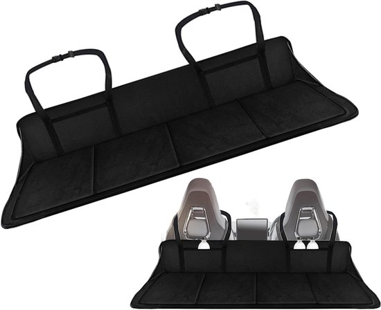 Auto Slaapmatras - Reisbed - Comfortabel Reizen - Niet-opblaasbaar - 437 x 362 cm - Zwart