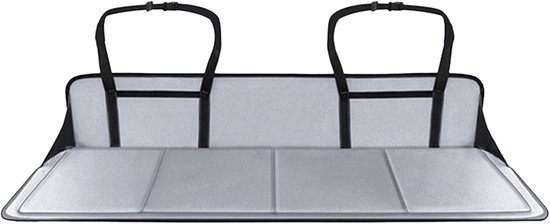 Auto Slaapmatras - Reisbed - Outdoor Reizen - Opvouwbaar en Stabiel - 42x128cm - Grijs