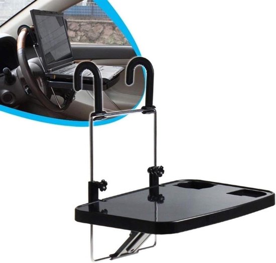 Auto Tafel - Laptop Bureau - Reizen - Opvouwbaar Ontwerp - 35.5 cm Lengte - Multicolor