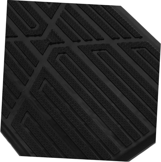 Auto Tapijt Reparatie Patch - Vloermat Patch - Auto Interieur Verbeteren - Rubberen Materiaal - 15.5 x 15.5 cm - Zwart