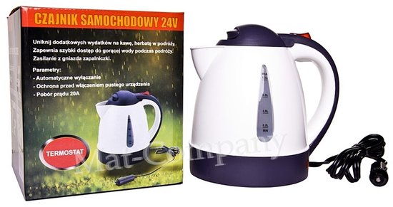 Auto Waterkoker 12V/24V 130W - Snel Warm Water Onderweg