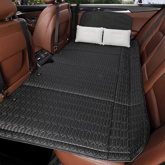 Autobed Luchtmatras - Auto Matras Kamperen - Reizen en Rusten - Universeel Geschikt - 140x92cm - Zwart