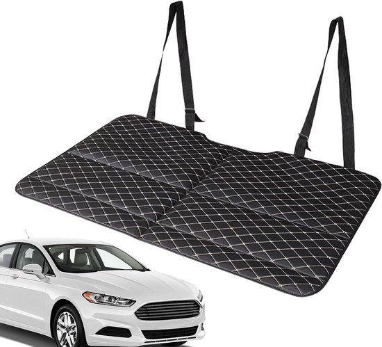 Autobed - Reis slaapmat - Comfortabel reizen - Opvouwbaar ontwerp - 133 x 78 cm - Zwart