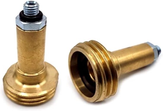 Autogas Adapter - LPG Vuladapter - Verborgen Aansluiting - Koperen Constructie - 7.8 x 4.4 cm