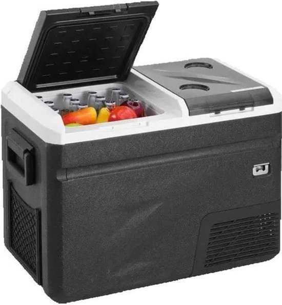 Autokoelbox – Draagbare Koelbox – Elektrische Koelbox – Frigobox – Mini Koelkast – IJsfunctie Tot 13,6 kg – Capaciteit 36 Liter