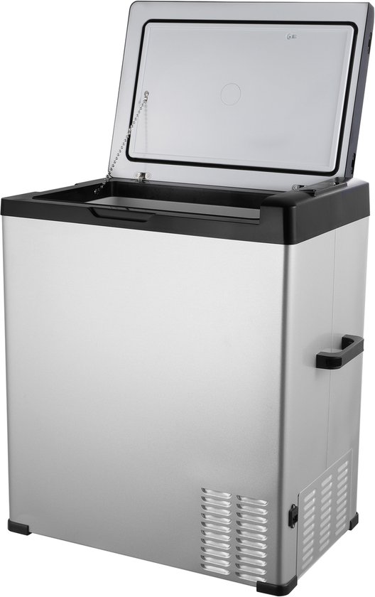 Autokoelkast, Draagbare 12v-Vriezer, Koeler Met ééN Zone Van 70 Liter, Instelbaar Van -20 °C Tot 20 °C, Compressor Op 12/24 V Gelijkstroom en 100-240 V Wisselstroom van Merkloos