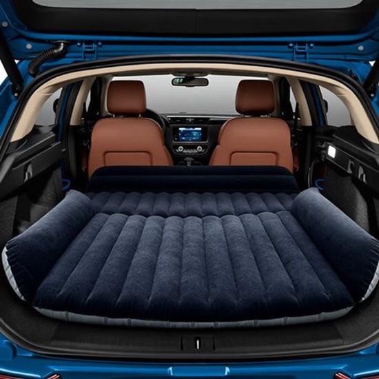 Autoluchtmatras met luchtpomp – Opblaasbaar SUV-bed voor camping en reizen, 180x128x12 cm van Merkloos