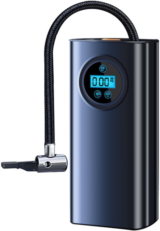 Autoluchtpomp, kleine autoluchtpomp, draagbare luchtpomp met digitaal display, elektrische luchtpomp van Merkloos