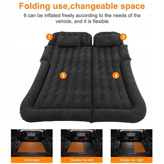 Automatisch Opblaasbare Auto Matras SUV - Kampeerbed voor Reizen