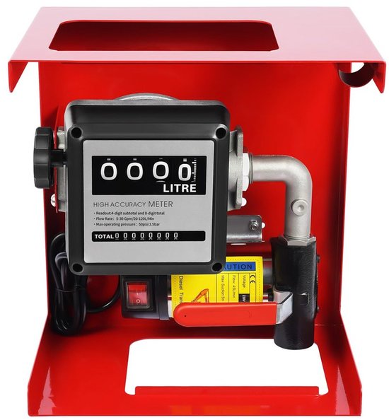 Automatische Diesel Pomp met Flowmeter voor Mobiele Brandstofoverdracht