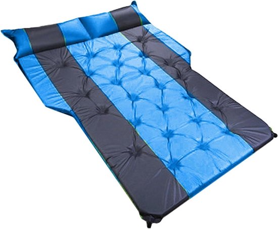 Automatische Slaapmat - Kampeerbed Auto - Reizen en Kamperen - Automatisch Opblaasbaar - 180x132x5 cm - Blauw