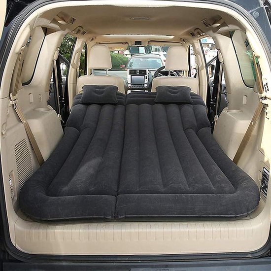 Automatische Slaapmat - Luchtbed Auto - Comfortabel Reizen - Milieuvriendelijk Materiaal - 1 kg - Zwart