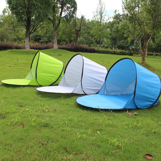 Automatische strandtent, zonnescherm dat in 3 seconden is opgezet, lichtgewicht Oxford-reistent voor kampeeractiviteiten