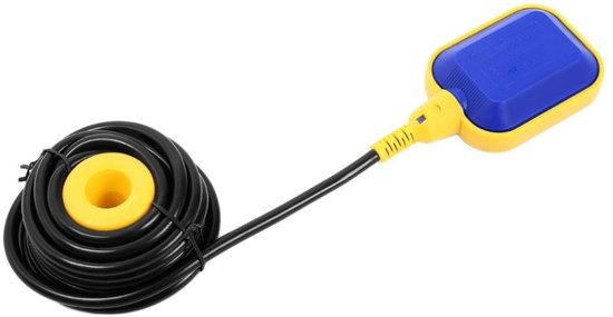 Automatische vlotter schakelaar voor pomp - 5m kabel voor waterniveau controle in tanks, vloeistofniveau regeling en waterpompbeheer van Merkloos