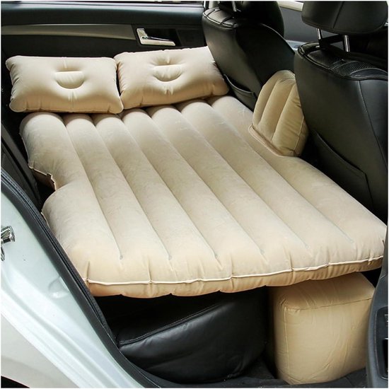 Automatras - Autoslaapmat - Comfortabel Reizen - Ergonomisch Ontwerp - Normaal - Zwart