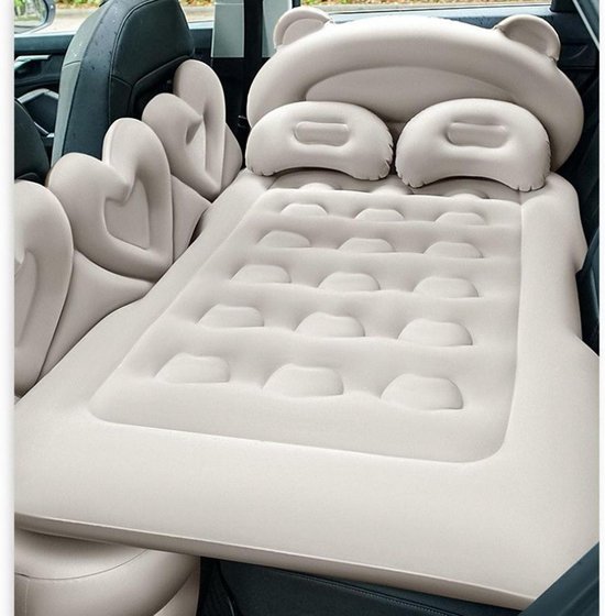 Automatras - Opblaasbaar Bed - Comfortabel Reizen - Snelle Installatie - Normaal - Beige
