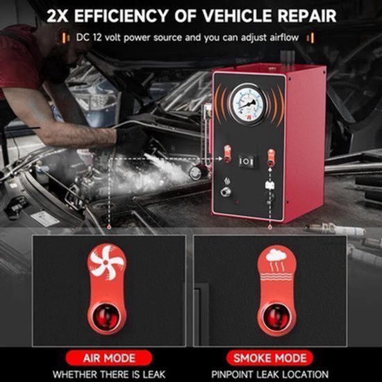 Automotive Mistmachine - EVAP Lekdetectie & Olie Rookgenerator - 12V - Diagnostische Tester met Ingebouwde Pomp
