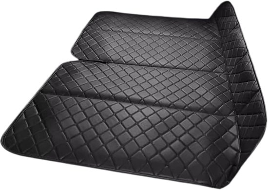 Autoreisbed - Slaapmat - Reizen Achterbank - Niet-opblaasbaar - 80 x 125 cm - Zwart