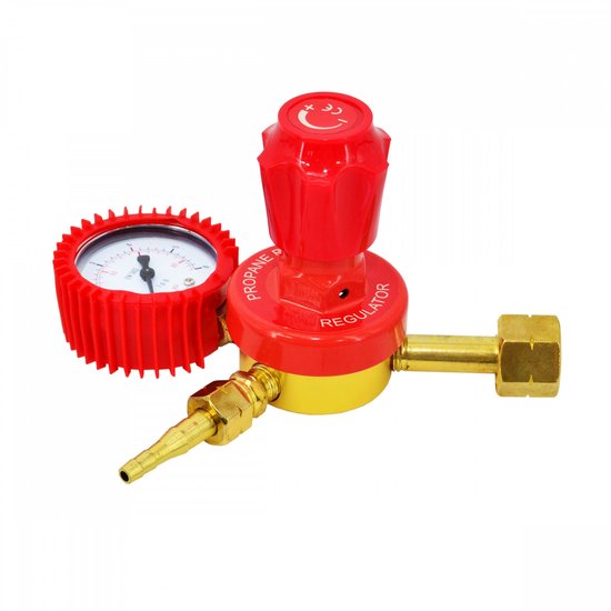 Awtools AW13920 - Drukregelaar - Propaan LPG - Met Manometer - Messing