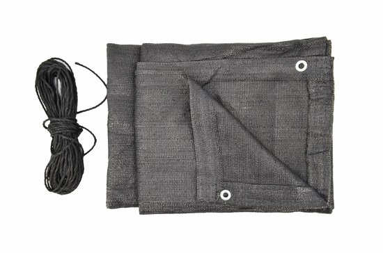Awtools - Balkonbescherming - 1x5m - UV-bestendig - Grijs