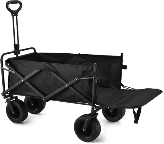 Baby Mix opvouwbare bolderkar 100L zwenkwielen - Transportwagen