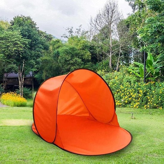 Baby Pop Up Beach Tent UV Protection Portable Extra Light Beach Tent 180T Polyester Fabric Outdoor Waterproof Throw Tent for 2 People Beach Tent van Qdreclod