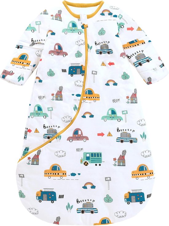Babyslaapzak voor het hele jaar, afneembare lange mouwen, gewatteerd, 3,5 TOG, 90-110 cm van LUPILU