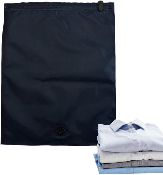 Bagagezakken Compressie - Opbergzakken Vacuüm - Reizen Opslag - 80% Ruimtebesparing - Klein Medium - Zwart