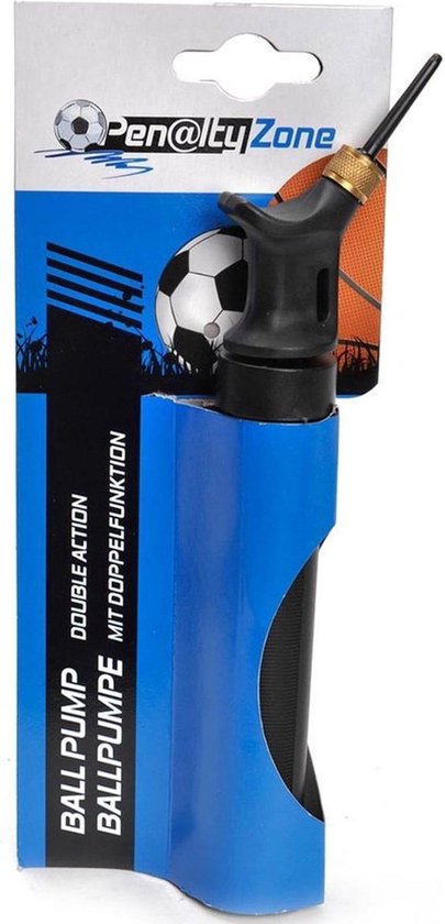 Ballenpomp . 17 Cm Zwart met naald. Pomp voor bal. Voetbal. Ballen. van SportX