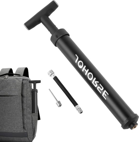 Balpomp met nauwkeurige manometer - luchtpomp voor basketbal voetbal - sportbalpomp volleybal waterballon Voetbalpomp van Merkloos