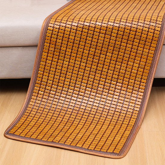 Bamboe Koelmat - Matras Kussen - Zomer Comfort - Opvouwbaar Draagbaar - 50 x 100 cm