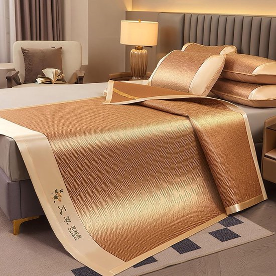 Bamboe Koelmatras - Slaapmat Bedlaken - Koel Slapen - Dubbelzijdig Huidvriendelijk - 120cm - Kleur B