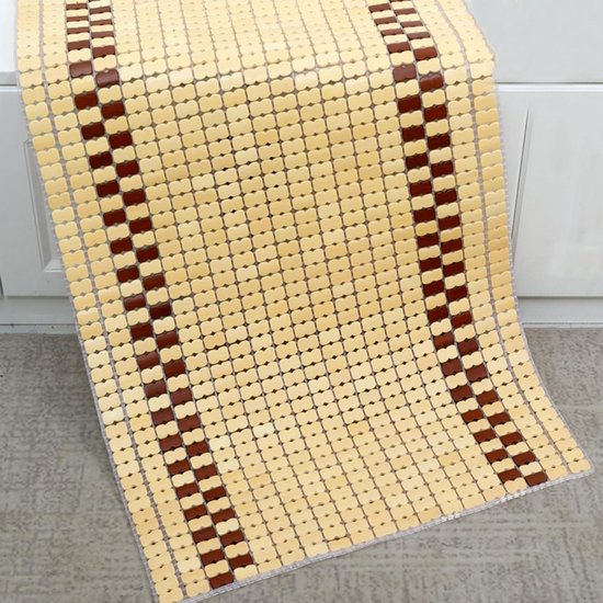 Bamboe Koelmatras - Zomer Slaapmat - Koel Slapen - Ademend Natuurlijk Materiaal - Opvouwbaar - Natuurlijk