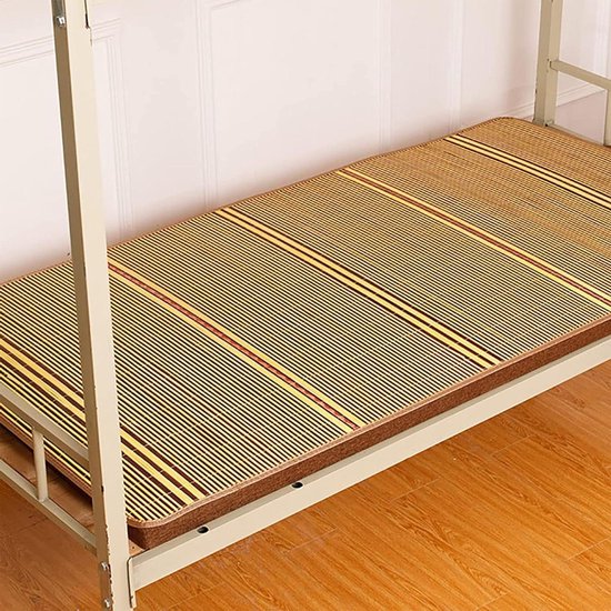 Bamboe Mat - Zomer Koelmat - Koel Slapen - Natuurlijk Geweven Bamboe - 180x200cm - Natuurlijk