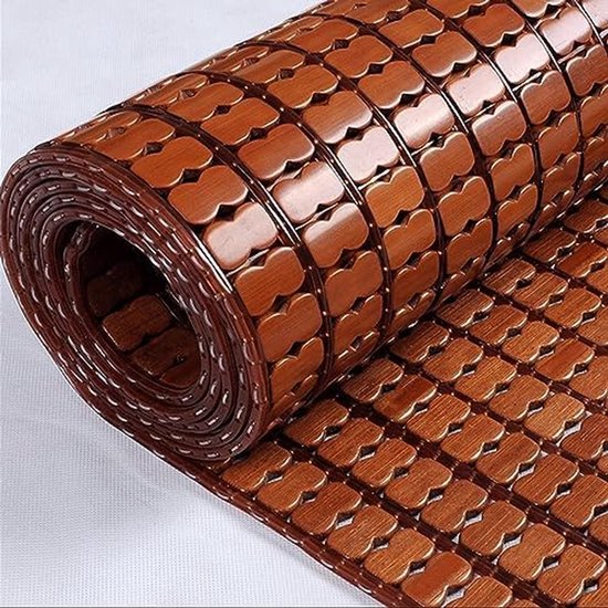 Bamboe Mat - Zomer Mat - Koel Zitten - Ademend Natuurlijk Materiaal - 90 x 190 cm - Natuurlijk