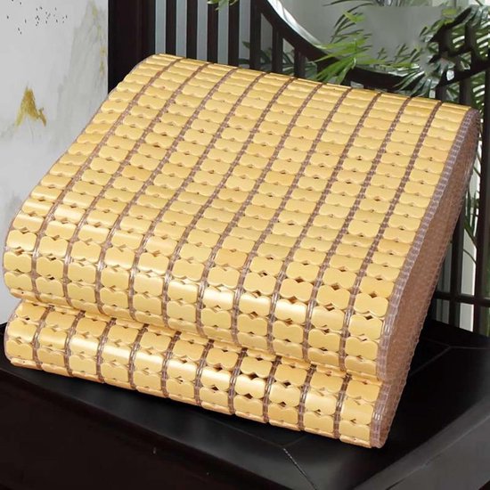 Bamboe Mat - Zomerslaapkussen - Koel Slapen - Natuurlijk Materiaal - 1 x 1.9 m - Natuurlijk
