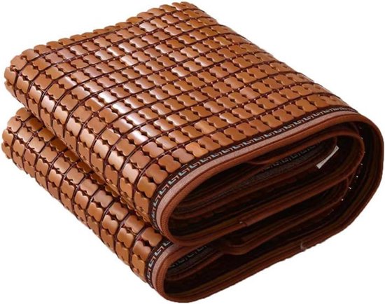 Bamboe Mat,Zomer Slaapmat Snel Koelende Slaapkussens Bamboe Matrashoes Mahjong Koelbed Topper Koellaken,Bamboe Zitkussen,Soepel en Ademend,voor Thuis Slaapkamer Slaapbank (80x180cm)