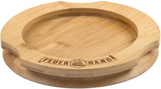 Bamboe onderzetter stormlamp van Yokido