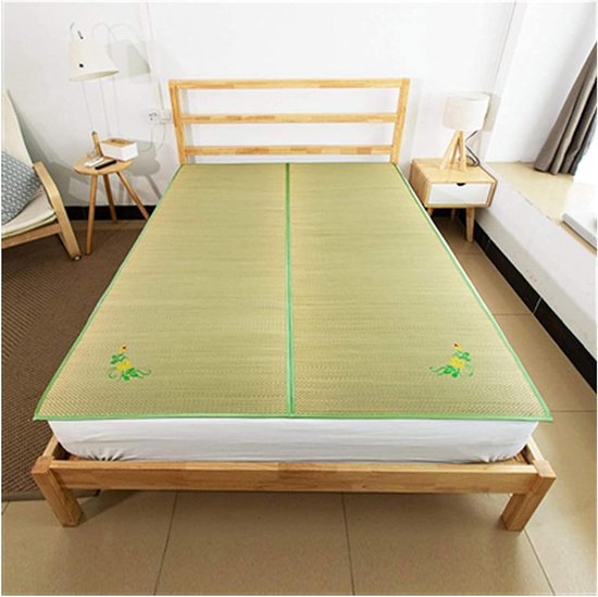 Bamboe Slaapmat - Zomer Koelmat - Koel Slapen - Waterdicht Endotherm - 160x195cm - Groen