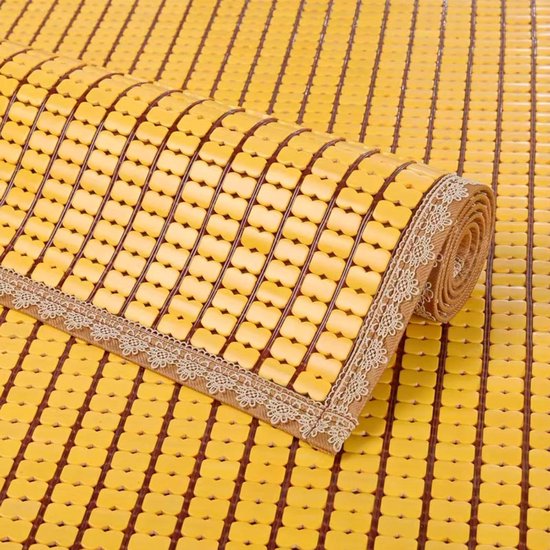 Bamboe Slaapmat - Zomerkussen - Koel Zomeren - Antislip Mat - 60x120 cm - Natuurlijk