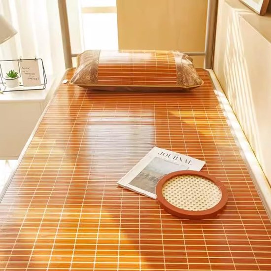 Bamboe Zomer Mat - Koelmat Slaapmat - Koel Slapen - Gladde Fijne Oppervlakte - 190x90cm - A
