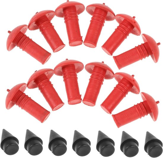 Band Reparatie Kit - Bandenpluggen Set - Lekke Banden Repareren - Duurzaam Rubber Materiaal - 2.43x2.43x1.85CM - Diverse Kleuren van Merkloos