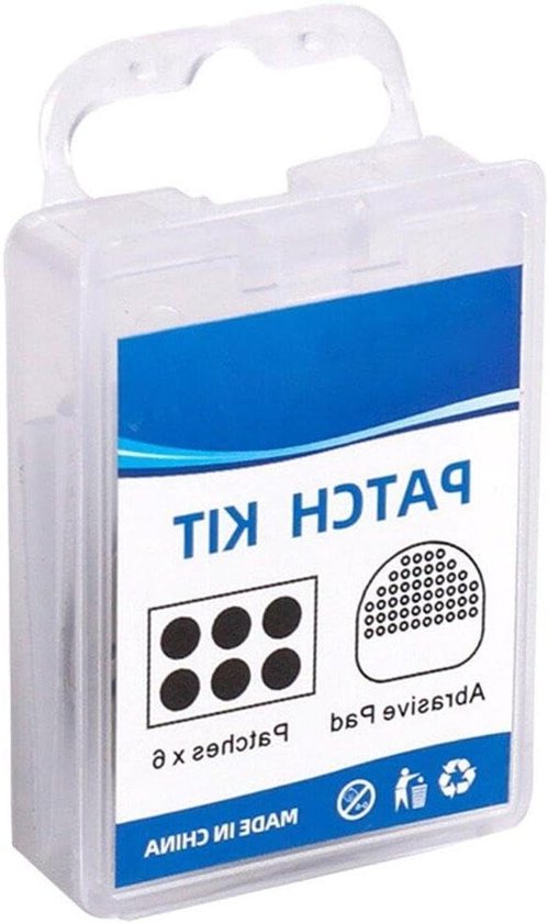 Band Reparatie Kit - Binnenband Plakset - Fiets Onderhoud - Zelfklevende Patches - 6 Stuks - Zwart