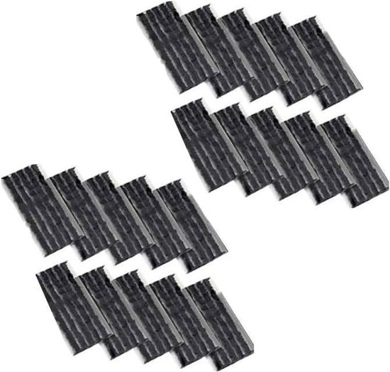 Band Reparatie Kit - Lappen Set - Band Reparen - Hoge Kwaliteit - 20 Stuks - Zwart